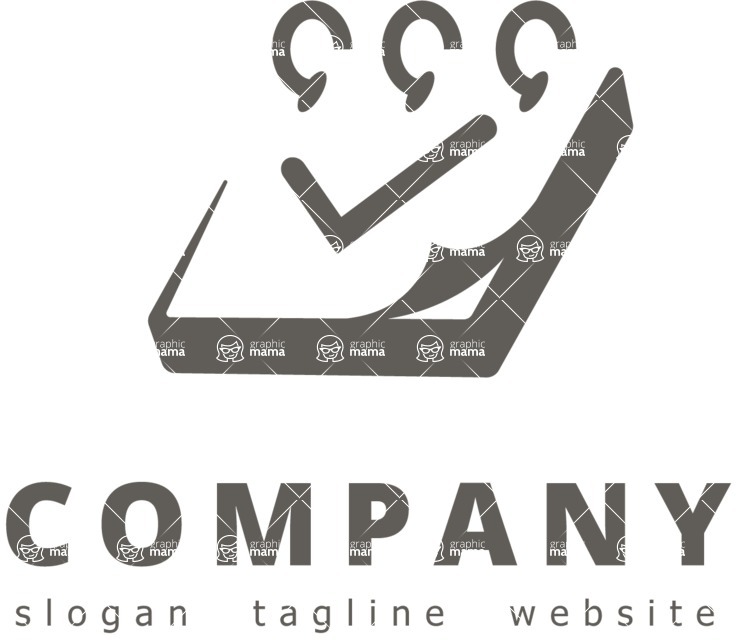Business Logo Templates - vector graphics in a pack from GraphicMama - Document Check Business Logo Design - Black and White